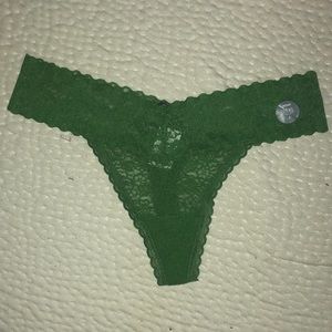 Aerie green thong